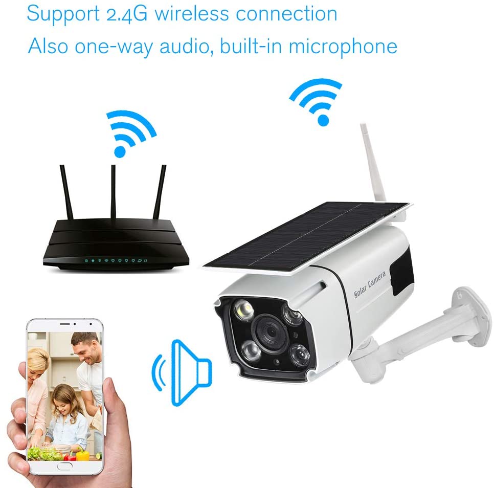 Wireless Waterproof Outdoor PIR Surveillance Security Camera - alternate view